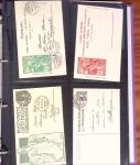 1900-2000 Des centaines d'ENTIERS POSTAUX en six classeurs,