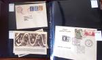 1900-2000 Des centaines d'ENTIERS POSTAUX en six classeurs,
