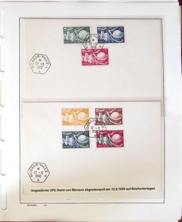 1949 UPU Exhibition collection mounted on 120 album