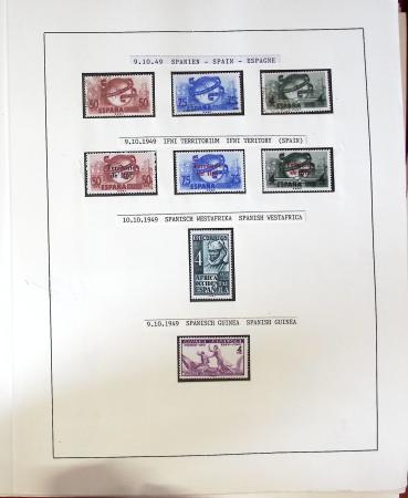 1949 UPU Exhibition collection mounted on 120 album