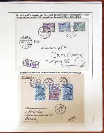 1949 UPU Exhibition collection mounted on 120 album