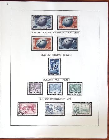 1949 UPU Exhibition collection mounted on 120 album