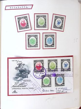 1949 UPU Collection housed in five albums, strength