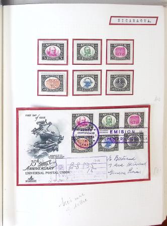 1949 UPU Collection housed in five albums, strength