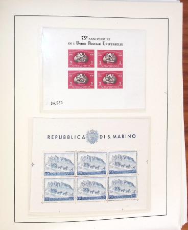 1949 UPU Collection housed in five albums, strength