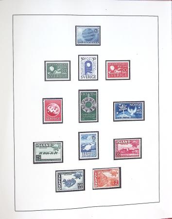 1949 UPU Collection housed in five albums, strength