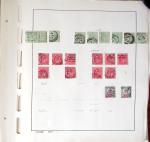 1840-1935 Extensive used collection of GB on set of