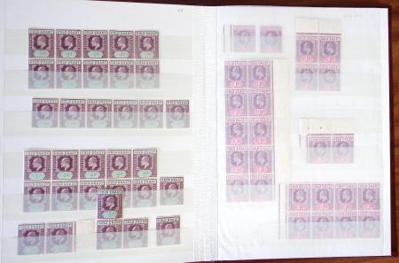 1884-1908 Mint and used selection of c260 stamps in