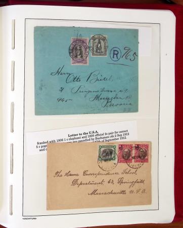 1842-1940 Lot of 70 covers ad cards, from Missionary