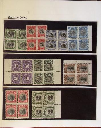 1860-1964 Extensive and specialised collection of LIBERIA