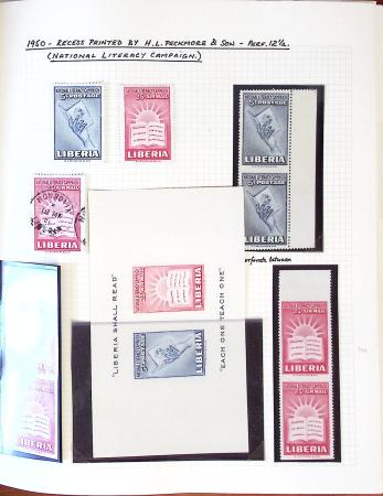 1860-1964 Extensive and specialised collection of LIBERIA