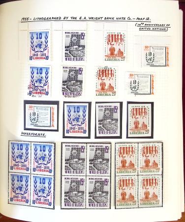 1860-1964 Extensive and specialised collection of LIBERIA