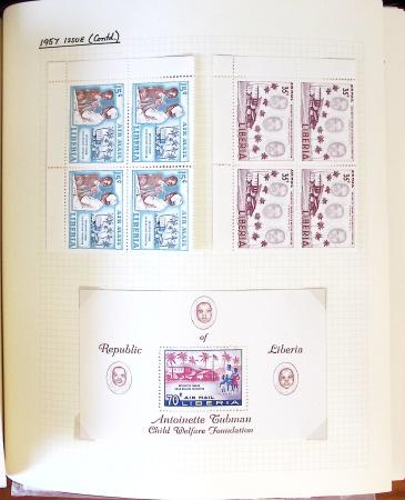 1860-1964 Extensive and specialised collection of LIBERIA