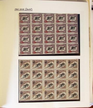 1860-1964 Extensive and specialised collection of LIBERIA