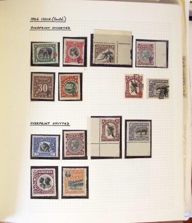 1860-1964 Extensive and specialised collection of LIBERIA