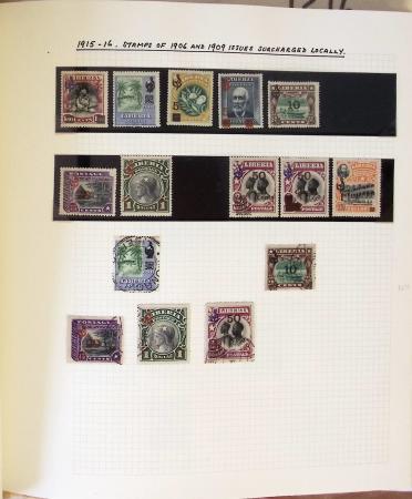 1860-1964 Extensive and specialised collection of LIBERIA