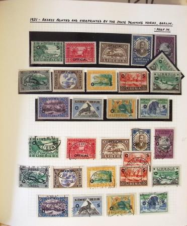 1860-1964 Extensive and specialised collection of LIBERIA