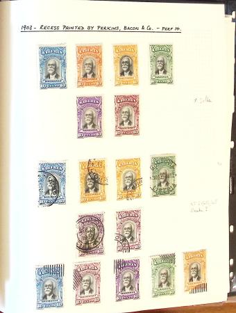 1860-1964 Extensive and specialised collection of LIBERIA