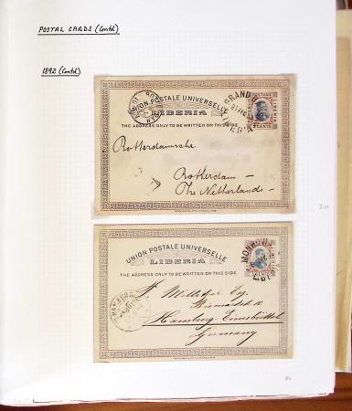 1860-1964 Extensive and specialised collection of LIBERIA