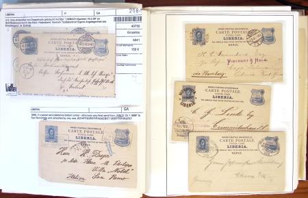 1860-1964 Extensive and specialised collection of LIBERIA