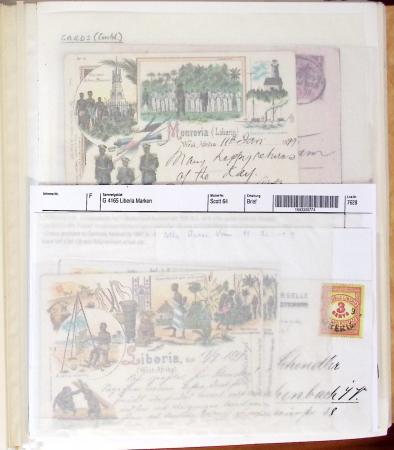 1860-1964 Extensive and specialised collection of LIBERIA