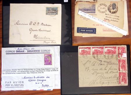 1912-64 Lot of 52 covers and cards from a range of