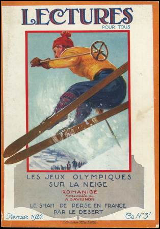 CHAMONIX 1924 : Magazine format A5 "LECTURES POUR TOUS"