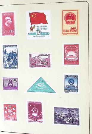 1949-59 Official album with title "Die Briefmarken