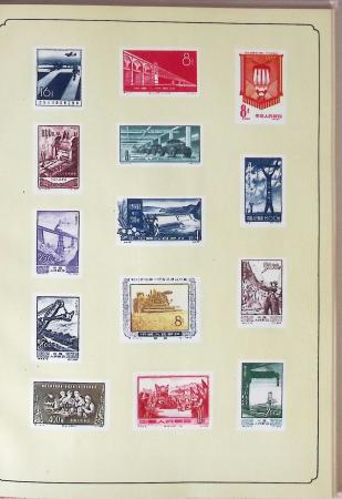 1949-59 Official album with title "Die Briefmarken