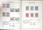 1949-59 Official album with title "Die Briefmarken