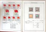 1949-59 Official album with title "Die Briefmarken