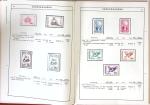1949-59 Official album with title "Die Briefmarken