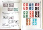 1949-59 Official album with title "Die Briefmarken