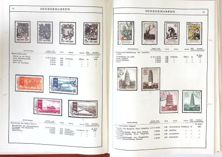 1949-59 Official album with title "Die Briefmarken