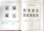 1949-59 Official album with title "Die Briefmarken
