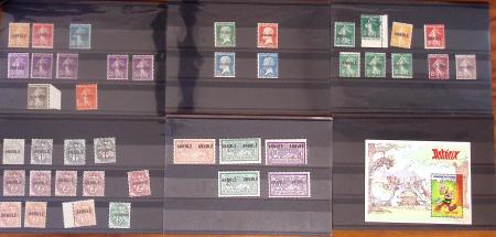 COURS D'INSTRUCTION 1900-1926, Joli lot de timbres