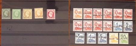 COURS D'INSTRUCTION 1900-1926, Joli lot de timbres