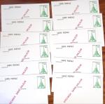 COURS D'INSTRUCTION 1900-1926, Joli lot de timbres