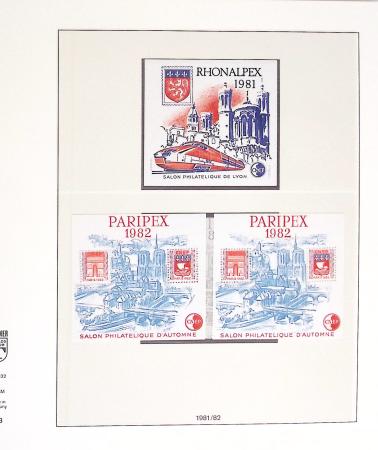 1900-2001, Collection de France en 8 classeurs Lindner,