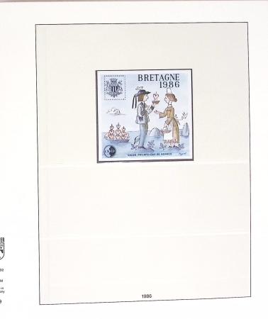 1900-2001, Collection de France en 8 classeurs Lindner,