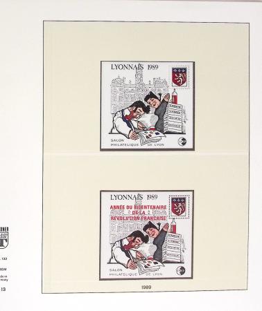 1900-2001, Collection de France en 8 classeurs Lindner,
