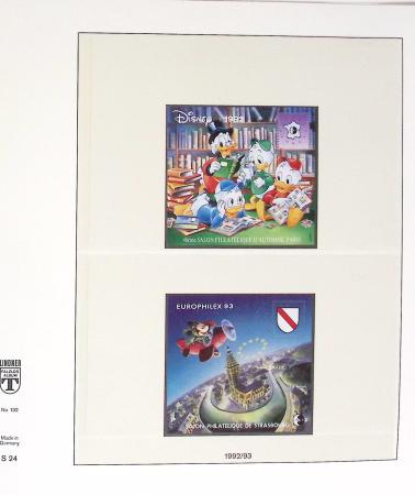1900-2001, Collection de France en 8 classeurs Lindner,