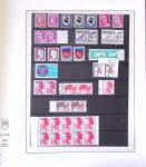 1900-2001, Collection de France en 8 classeurs Lindner,