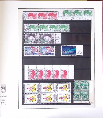 1900-2001, Collection de France en 8 classeurs Lindner,
