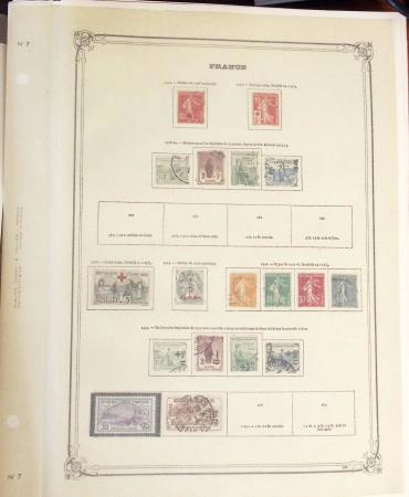 1900-2014, Collection obl. sur pages Y & T, avant-guerre