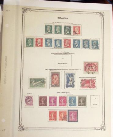 1900-2014, Collection obl. sur pages Y & T, avant-guerre