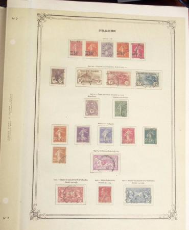 1900-2014, Collection obl. sur pages Y & T, avant-guerre