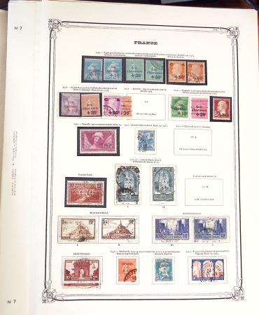 1900-2014, Collection obl. sur pages Y & T, avant-guerre