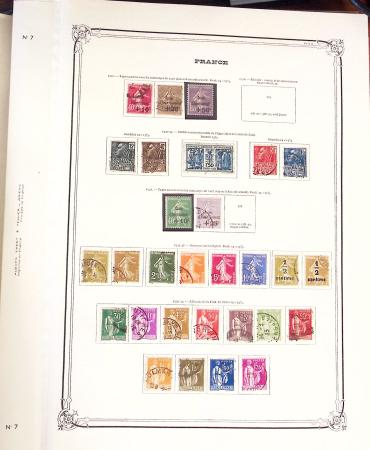 1900-2014, Collection obl. sur pages Y & T, avant-guerre