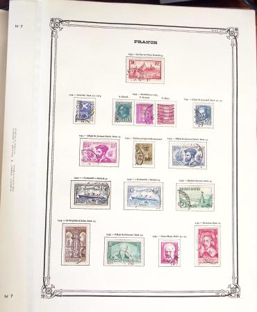 1900-2014, Collection obl. sur pages Y & T, avant-guerre
